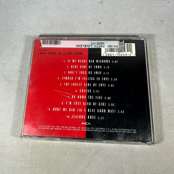 Patty Loveless Greatest Hits CD 1993 MCA Country Compilation Jewel Case - Picture 2 of 3